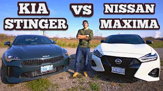 2022 Kia Stinger vs Nissan Maxima Which One Should You Buy?