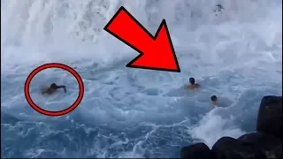 These Guys Escaped The Death Pool of Queen's Bath In Kauai