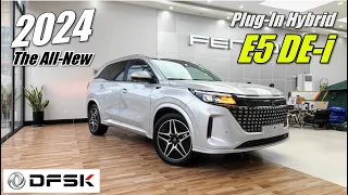 2024 All-new Plug-in Hybrid SUV DFSK Fengon E5 DE-i - 7 Seats Silver Color l Interior & Exterior