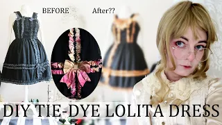 Tie-Dying A Sweet Lolita's Dress