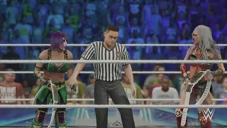 WWE Elimination Chamber 2024 The Kabuki Warriors vs Indi Hartwell & Candice Larae 2K23 Simulation