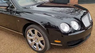 Bentley continental flying spur start up in walk around