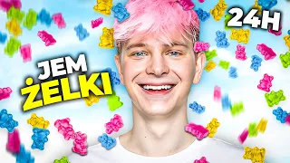 CAŁY DZIEŃ JEM TYLKO ŻELKI 😱 *24h challenge* | Dominik Rupiński