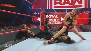 FULL MATCH - Ronda Rousey & Sasha Banks vs Nia Jax & Tamina