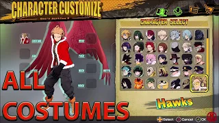 My Hero One's Justice 2 - All Characters Costumes + DLC (Hawks) & Cheerleader Set *Updated*