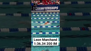 Does This Swim Make Leon Marchand the Yards GOAT? 1:36.34 200 IM