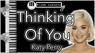 Thinking Of You - Katy Perry - Piano Karaoke Instrumental