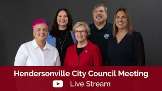 August 9, 2023 - Hendersonville City Council Meeting