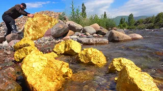 I Dig Treasures from Gold Nuggets in Streams and Rivers (Get Millions!)