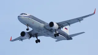 WINTER LANDINGS at Moscow Sheremetyevo Airport [SVO/UUEE] part I | Plane Spotting 2024