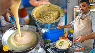 1 लाख रुपये Ke Masale Se Banate Hai Duniya Ka Sabse Fluffy Omelette l Ghaziabad Street Food