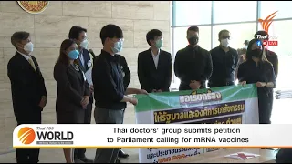 Thai doctors’ group submits petition to Parliament calling for mRNA vaccines