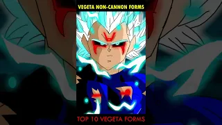 Top 10 Most Powerful Non-Cannon Forms Of Vegeta/Shorts/Next Jen Comics||