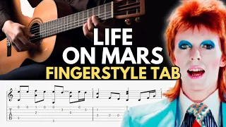 Life on Mars Fingerstyle Tab | David Bowie