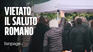 Milano, manifestazione in ricordo della repubblica di Salò: "Il saluto romano ci viene spontaneo"