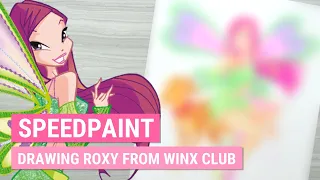 Drawing ROXY from WINX CLUB in My Style | Marker Speedpaint | iiKiui