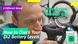 3 Ways to Check 12-speed Shimano Di2 Battery Levels: Dura-Ace, Ultegra & 105 Models