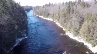 Upper Tahquamenon Falls    3-7-2016    Drone