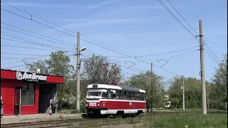 Волгоградский трамвай,маршрут 4.Волгоград-2-Детский центр