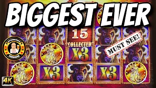 My BIGGEST Jackpot's EVER - Penny Buffalo Gold Slot Machines