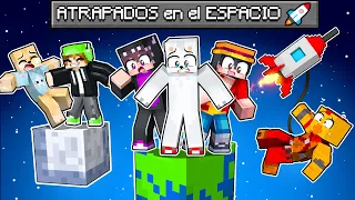 ¡8 YOUTUBERS ATRAPADOS en el ESPACIO! 😂🚀 Minecraft - Alexy