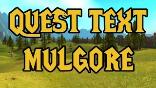 Quest Text Episode 5.17--Mulgore: The Hunter's Way (World of Warcraft)