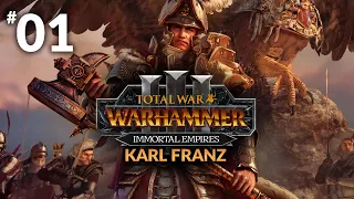 THE FRIENDS OF FRANZ | Karl Franz Immortal Empires Campaign | Total War: Warhammer 3 - The Empire