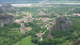 Greece Meteora Monastery of Great Meteoron Trip (4K)