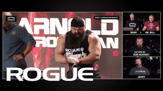 Bobby Thompson | Rogue Elephant Bar Deadlift | Attempt 1 | 2024 Arnold Strongman Classic