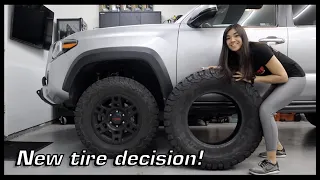 Choosing between 265s and 285s Tires on my Tacoma: I picked... 🤷🏻‍♀️