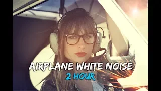 Airplane Cabin 2 Hours White Noise Jet Sounds | Great for Sleeping, Studying, Reading & Homework