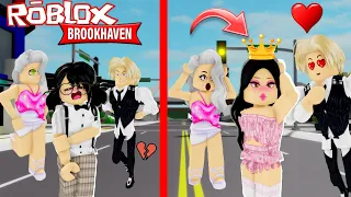 🤓LA DISCRIMINAN POR SER FEA Y NERD *PERO LUEGO SE ENAMORA DE ELLA* ROBLOX BROOKHAVEN karola20