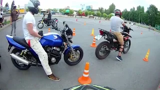 Первая тренировка на эндуро мотоцикле по moto gymkhana с #motogymkhana_ZP