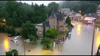 Luxemburg-Stadt und Echternach: Überschwemmungen nach Starkregen am 14./15. Juli 2021