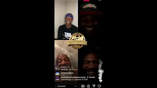 Shannon Briggs & Rampage Jackson Go At It Again On Instagram Live With David Flats & Zab Judah