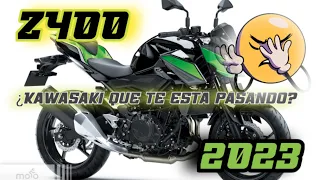 Así es la Z400 2023 de KAWASAKI 😶 Me decepciono 😕😭#kawasaki #z400