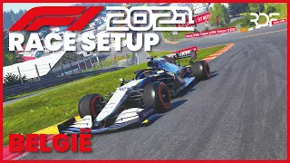 F1 2021 Belgium Setup | Race / My Team Career Mode Setup [English Subtitles]