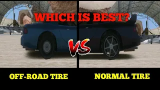 NORMAL TIRES VS OFF-ROAD TIRES | GTA SAN ANDREAS EXPERIMENT