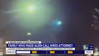 Las Vegas family who called 911 to report aliens warns trespassers, hires attorney