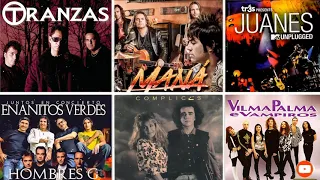 MANÁ - ENANITOS VERDES - JUANES - HOMBRES G - TRANZAS - COMPLICES EXITOS - ROCK EN ESPAÑOL CLASICOS