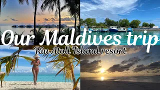 Our trip to the Maldives | Наша поездка на Мальдивы | Riu Atoll Island Resort | 4K