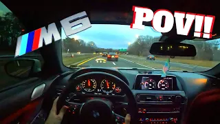 BMW M6 POV | Cutting up with random 3 series !