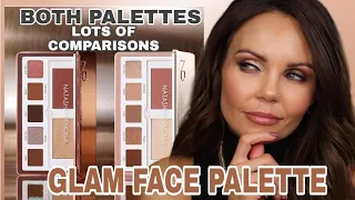 NATASHA DENONA GLAM FACE PALETTE REVIEW | BOTH PALETTES | LOTS OF COMPARISONS