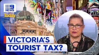 Tourists could face fee for short-term stays in Victoria | 9 News Australia