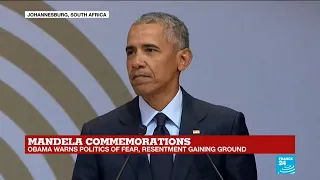 REPLAY - Former US president Barack Obama honours Nelson Mandela on the centerary of his birth