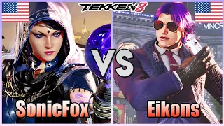 Tekken 8  ▰  SonicFox (Zafina) Vs Eikons (Lee) ▰ Ranked Matches