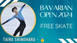 Bavarian Open Junior Men FS 2024 | Taira Shinohara