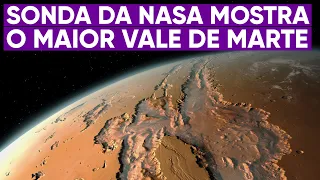 NASA revela o fundo da maior cicatriz de Marte
