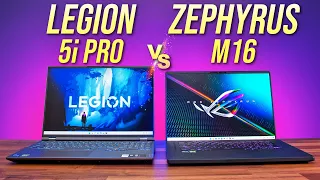 Which 16" Gaming Laptop in 2022? Legion 5i Pro vs Zephyrus M16
