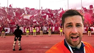 Pyro, Flares & Chaos - Spencer FC Experiences Sarajevo Derby | Real Football